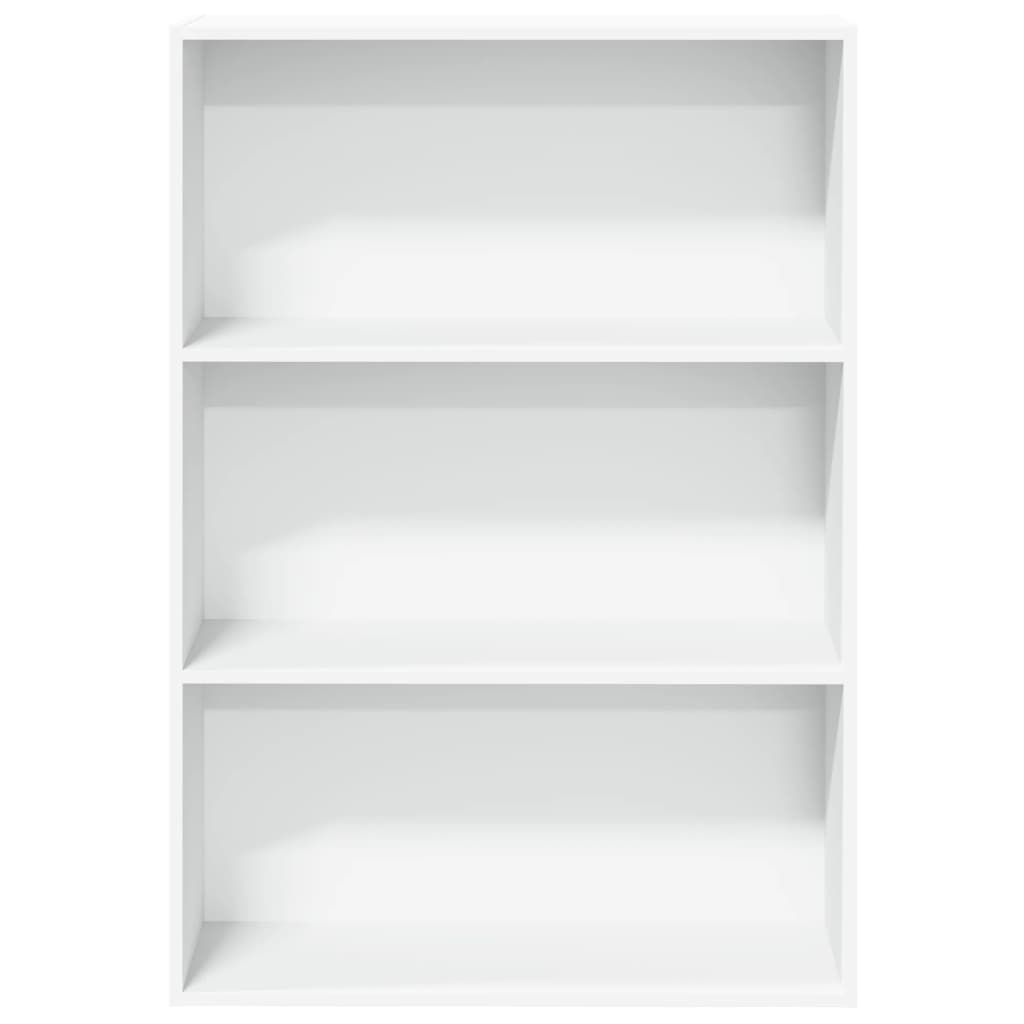 Libreria Bianca 80x30x114 cm in Legno Multistrato | homemem39