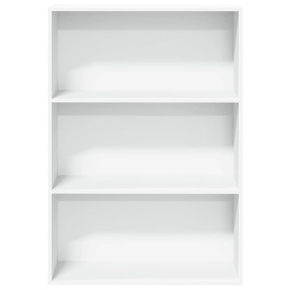Libreria Bianca 80x30x114 cm in Legno Multistrato | homemem39