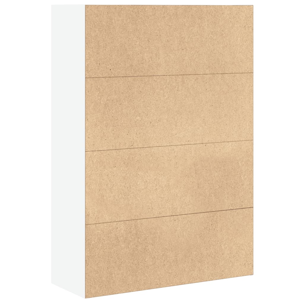 Libreria Bianca 80x30x114 cm in Legno Multistrato | homemem39