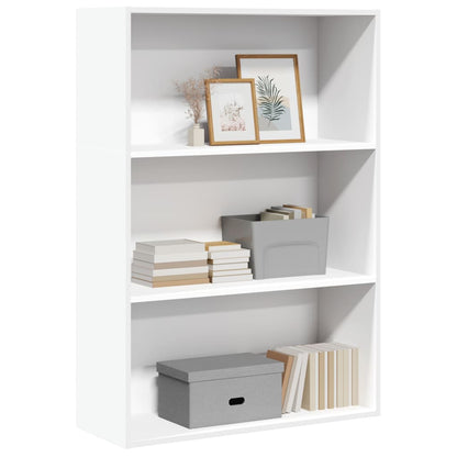 Libreria Bianca 80x30x114 cm in Legno Multistrato | homemem39