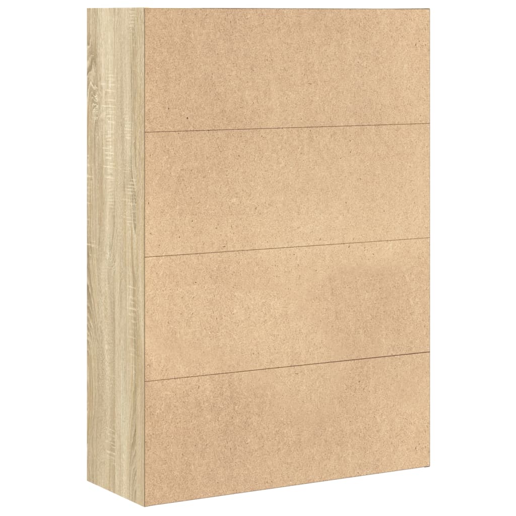 Libreria Rovere Sonoma 80x30x114 cm in Legno Multistrato | homemem39