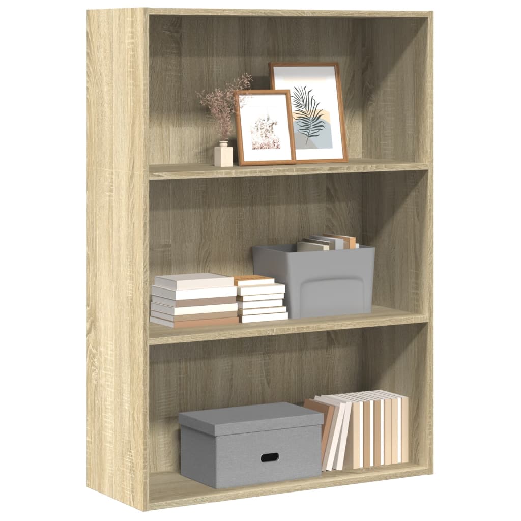 Libreria Rovere Sonoma 80x30x114 cm in Legno Multistrato | homemem39