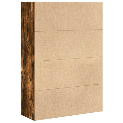 Libreria Rovere Fumo 80x30x114 cm in Legno Multistrato | homemem39