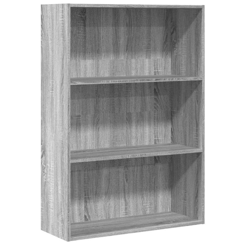 Libreria Grigio Sonoma 80x30x114 cm in Legno Multistrato | homemem39