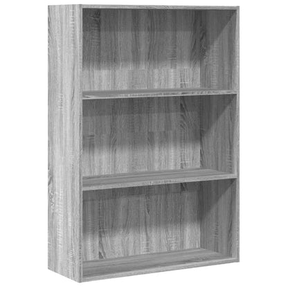 Libreria Grigio Sonoma 80x30x114 cm in Legno Multistrato | homemem39