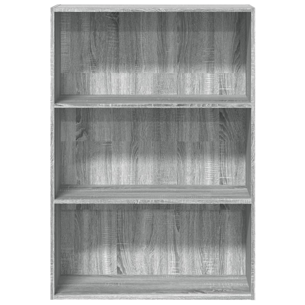 Libreria Grigio Sonoma 80x30x114 cm in Legno Multistrato | homemem39