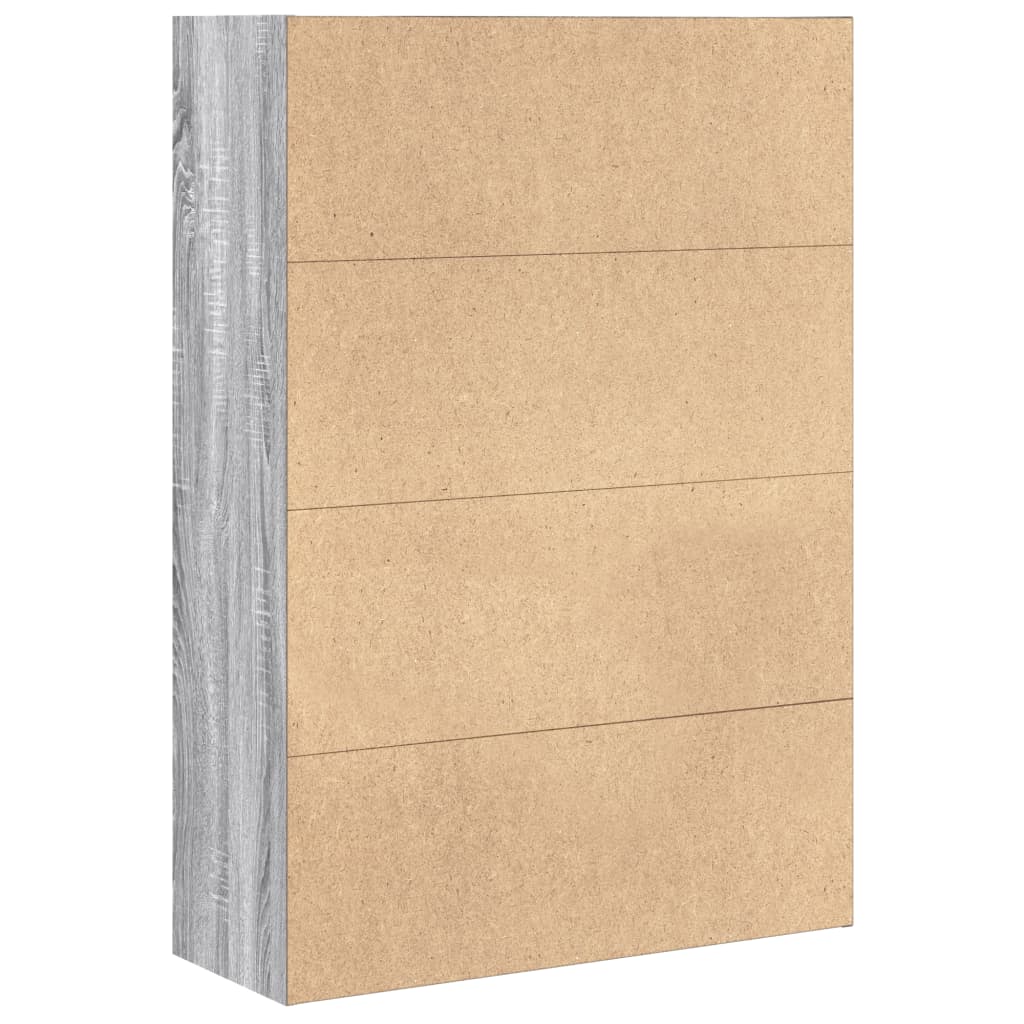 Libreria Grigio Sonoma 80x30x114 cm in Legno Multistrato | homemem39