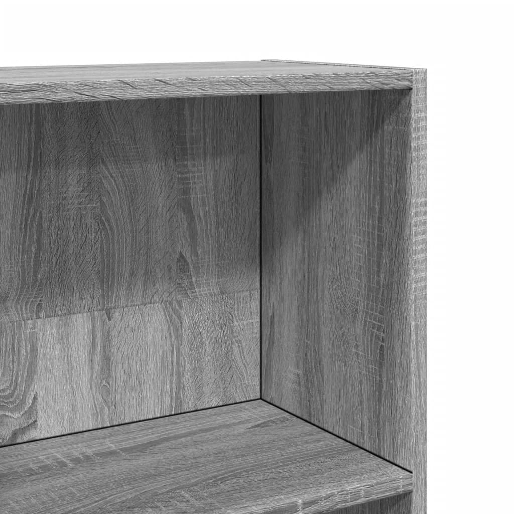 Libreria Grigio Sonoma 80x30x114 cm in Legno Multistrato | homemem39