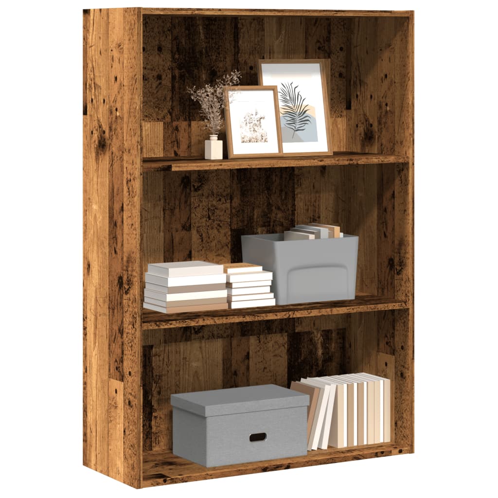 Libreria Legno Antico 80x30x114 cm in Legno Multistrato | homemem39