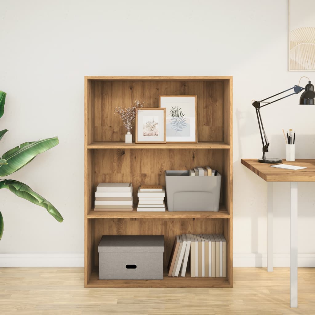 Libreria Rovere Artigianale 80x30x114 cm in Legno Multistrato | homemem39