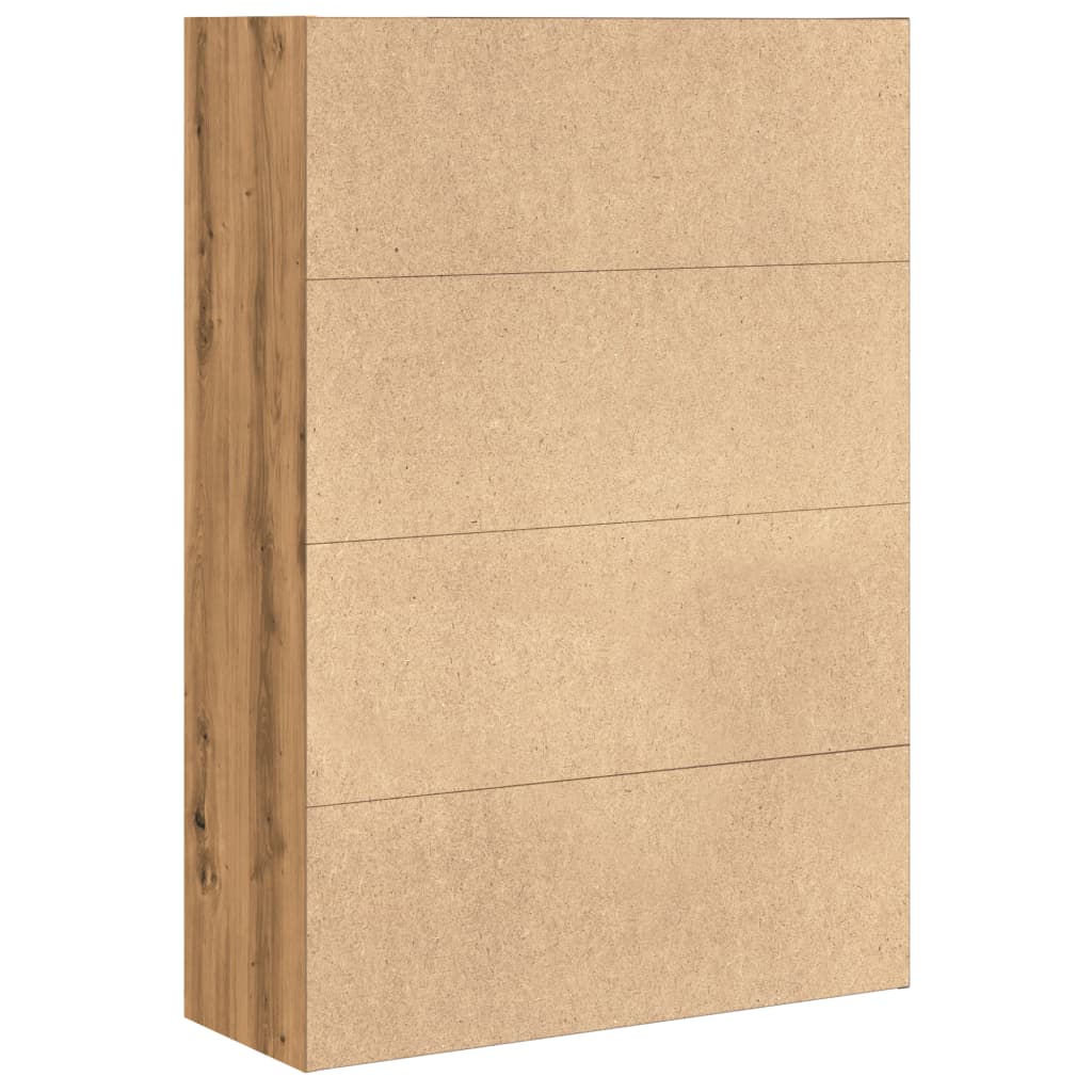 Libreria Rovere Artigianale 80x30x114 cm in Legno Multistrato | homemem39