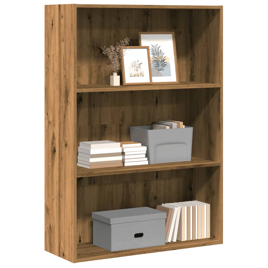 Libreria Rovere Artigianale 80x30x114 cm in Legno Multistrato | homemem39