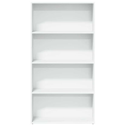 Libreria Bianca 80x30x152 cm in Legno Multistrato | homemem39
