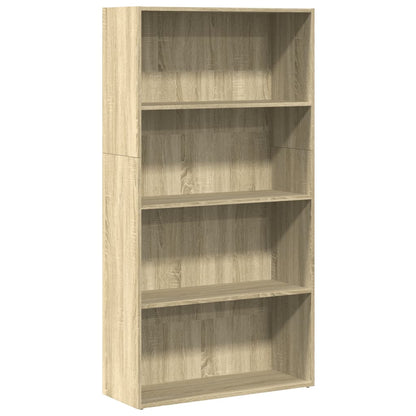 Libreria Rovere Sonoma 80x30x152 cm in Legno Multistrato | homemem39