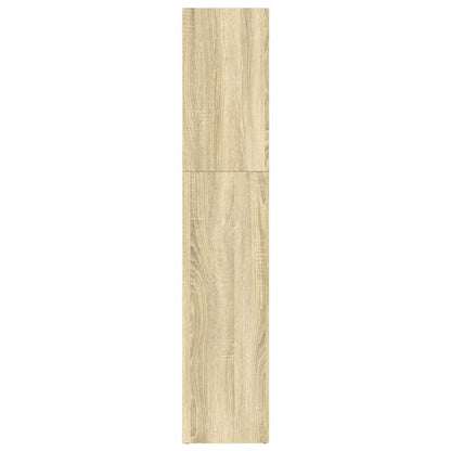 Libreria Rovere Sonoma 80x30x152 cm in Legno Multistrato | homemem39
