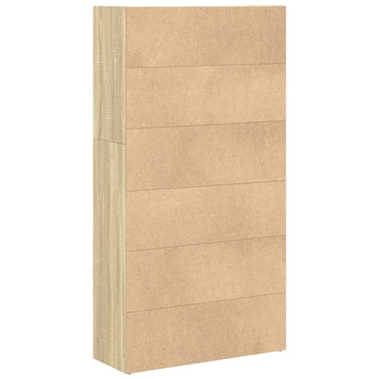 Libreria Rovere Sonoma 80x30x152 cm in Legno Multistrato | homemem39