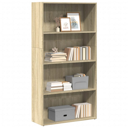 Libreria Rovere Sonoma 80x30x152 cm in Legno Multistrato | homemem39