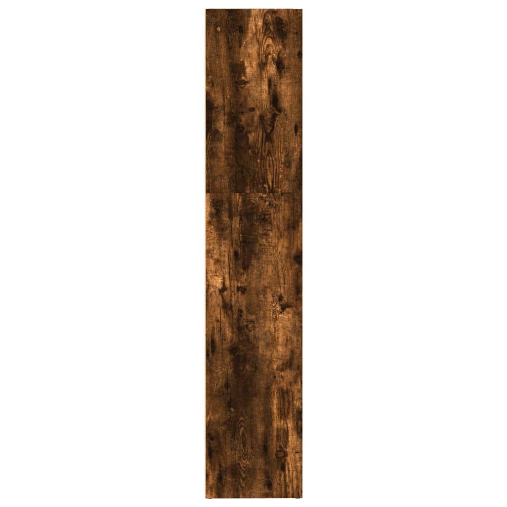 Libreria Rovere Fumo 80x30x152 cm in Legno Multistrato | homemem39