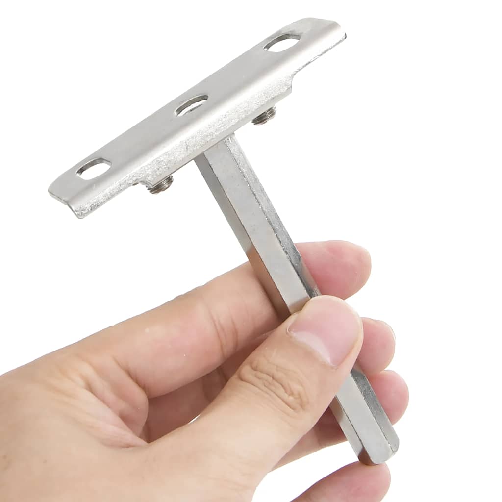 Staffe Mensole Galleggianti 12pz Ø12x100 mm Acciaio al Carbonio | homemem39