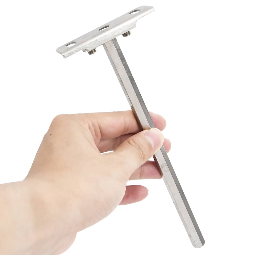 Staffe Mensole Galleggianti 12pz Ø12x200 mm Acciaio al Carbonio