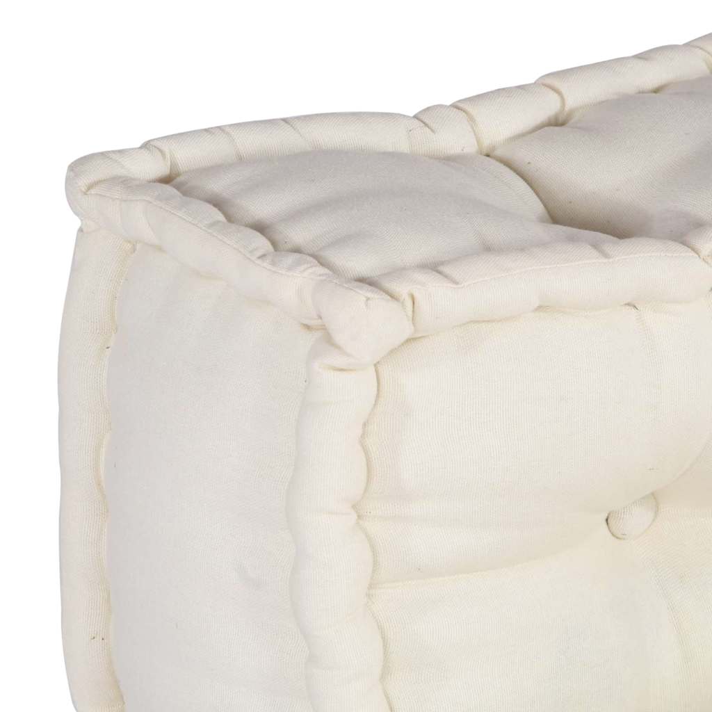 Unità di Divano Modulare 4 pcs Crema Tessuto | homemem39