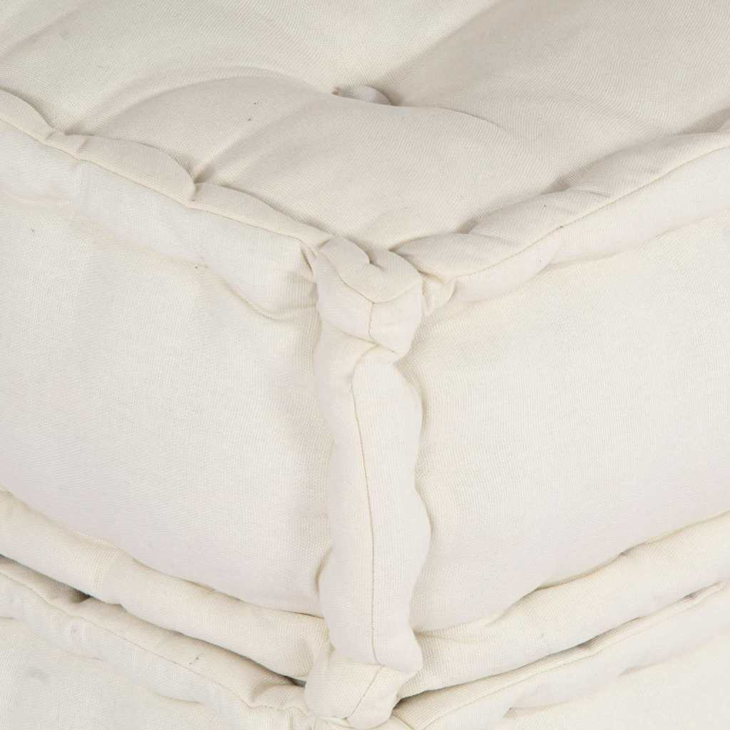 Unità di Divano Modulare 4 pcs Crema Tessuto | homemem39