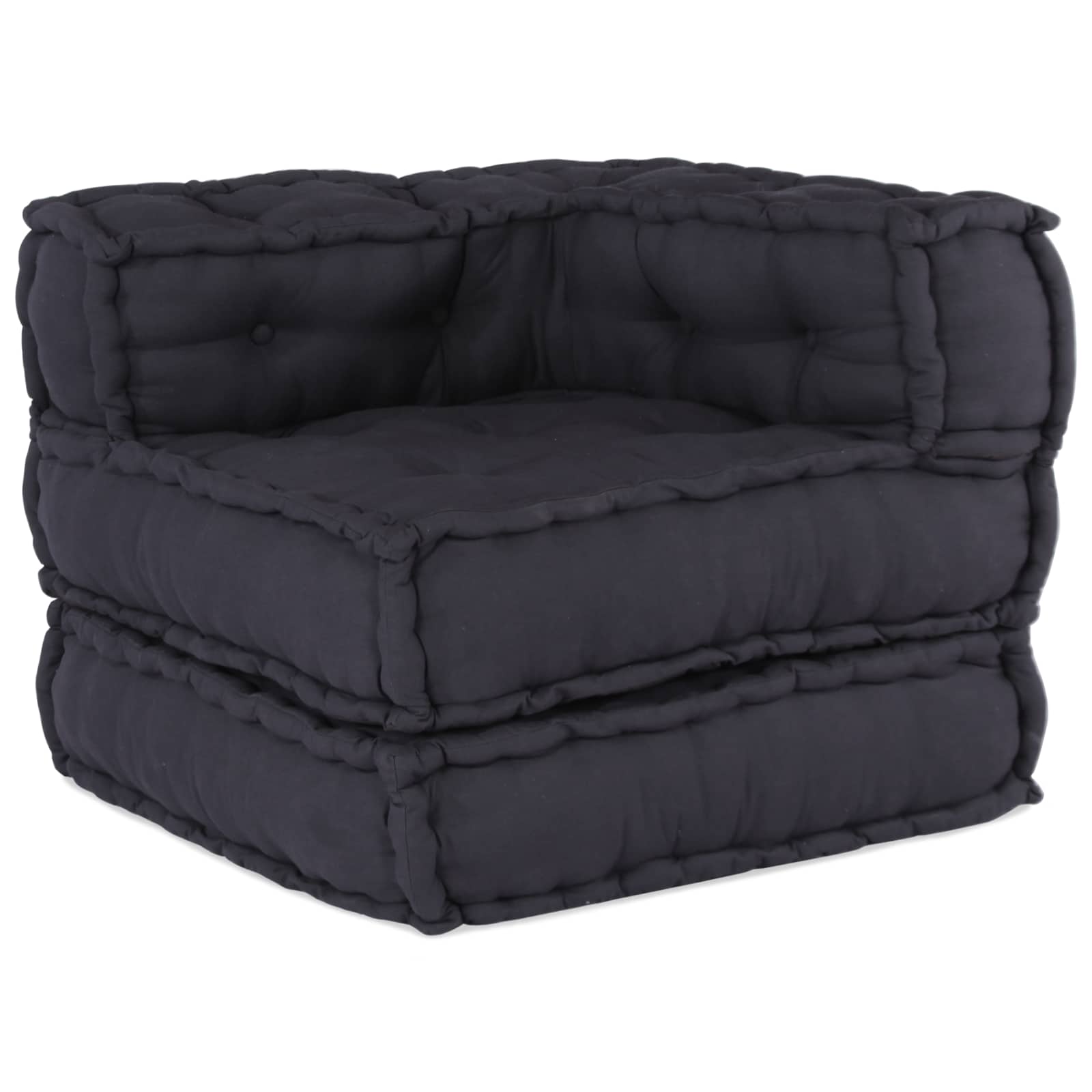 Unità di Divano Modulare 3 pcs Antracite Tessuto | homemem39