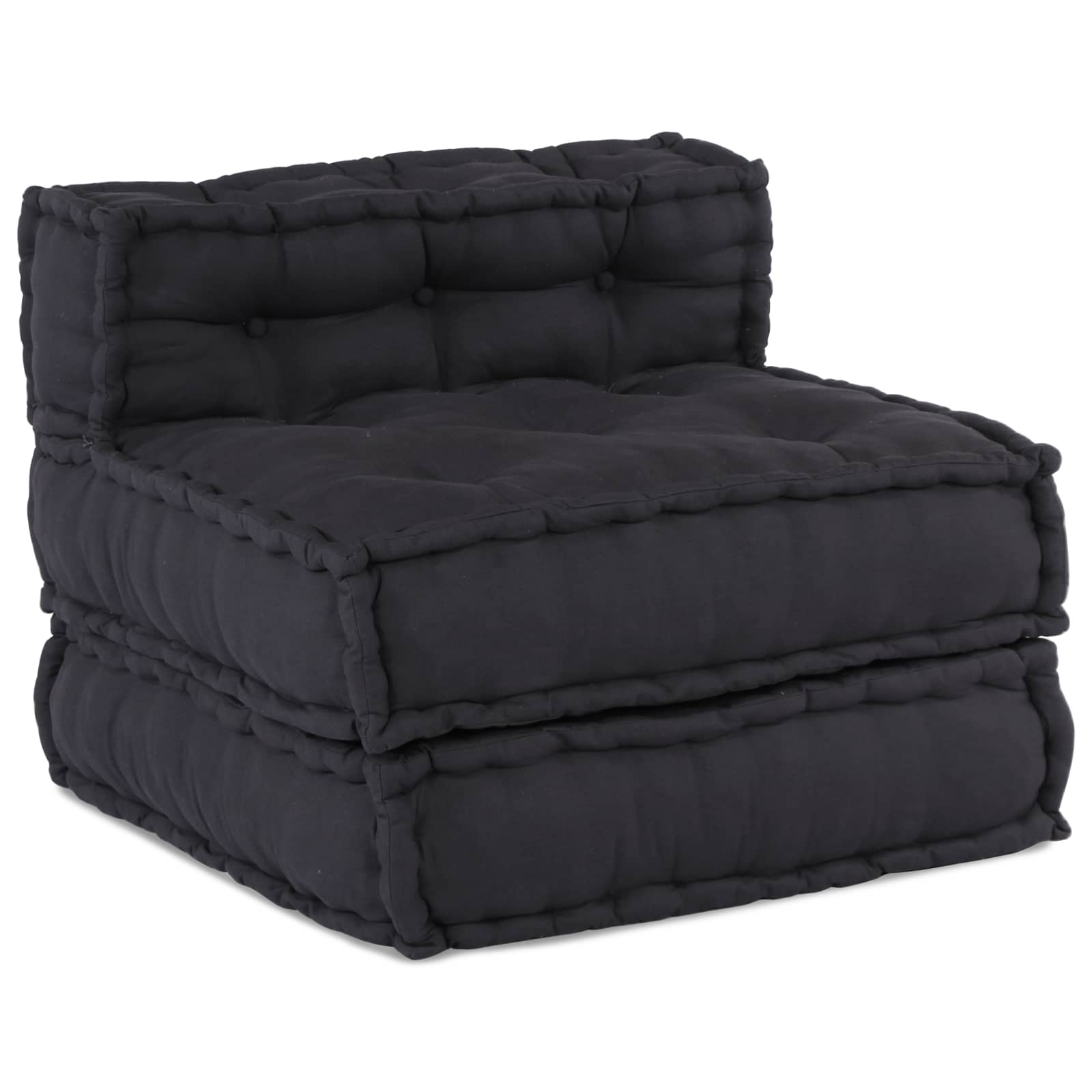 Unità di Divano Modulare 3 pcs Antracite Tessuto | homemem39