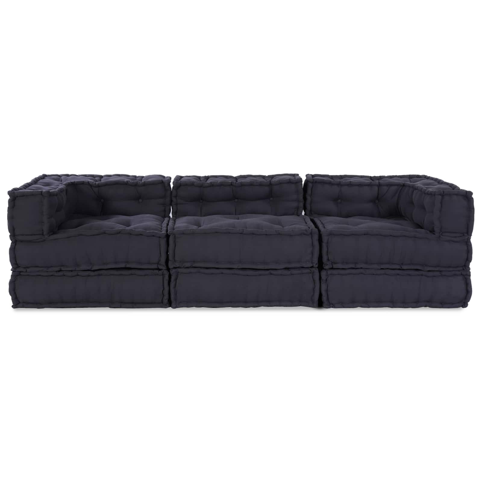 Unità di Divano Modulare 3 pcs Antracite Tessuto | homemem39