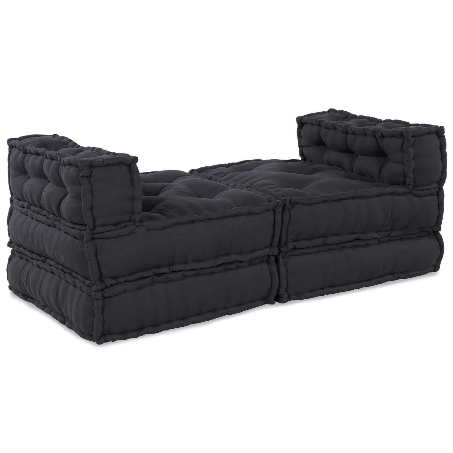 Unità di Divano Modulare 4 pcs Antracite Tessuto | homemem39