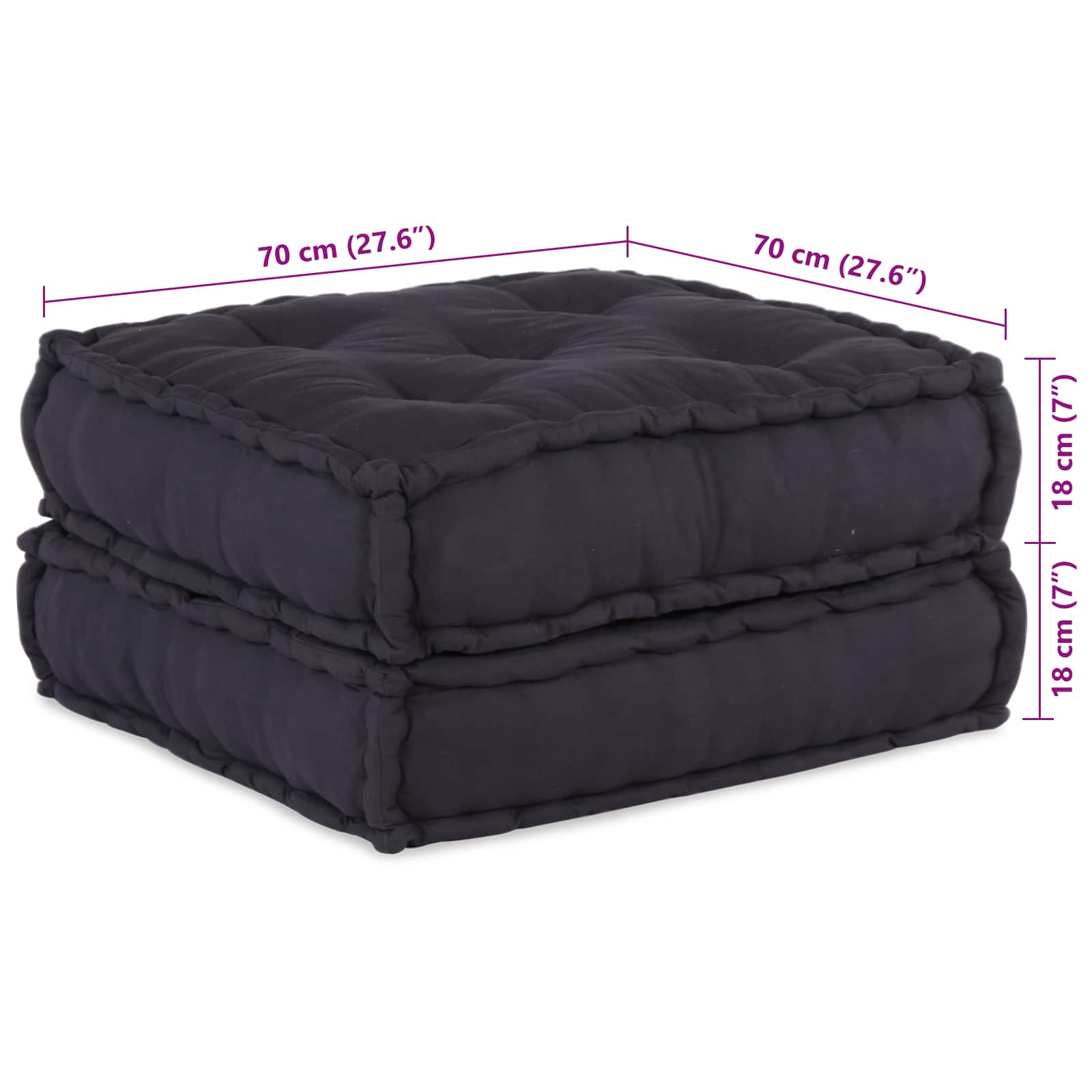 Unità di Divano Modulare 4 pcs Antracite Tessuto | homemem39
