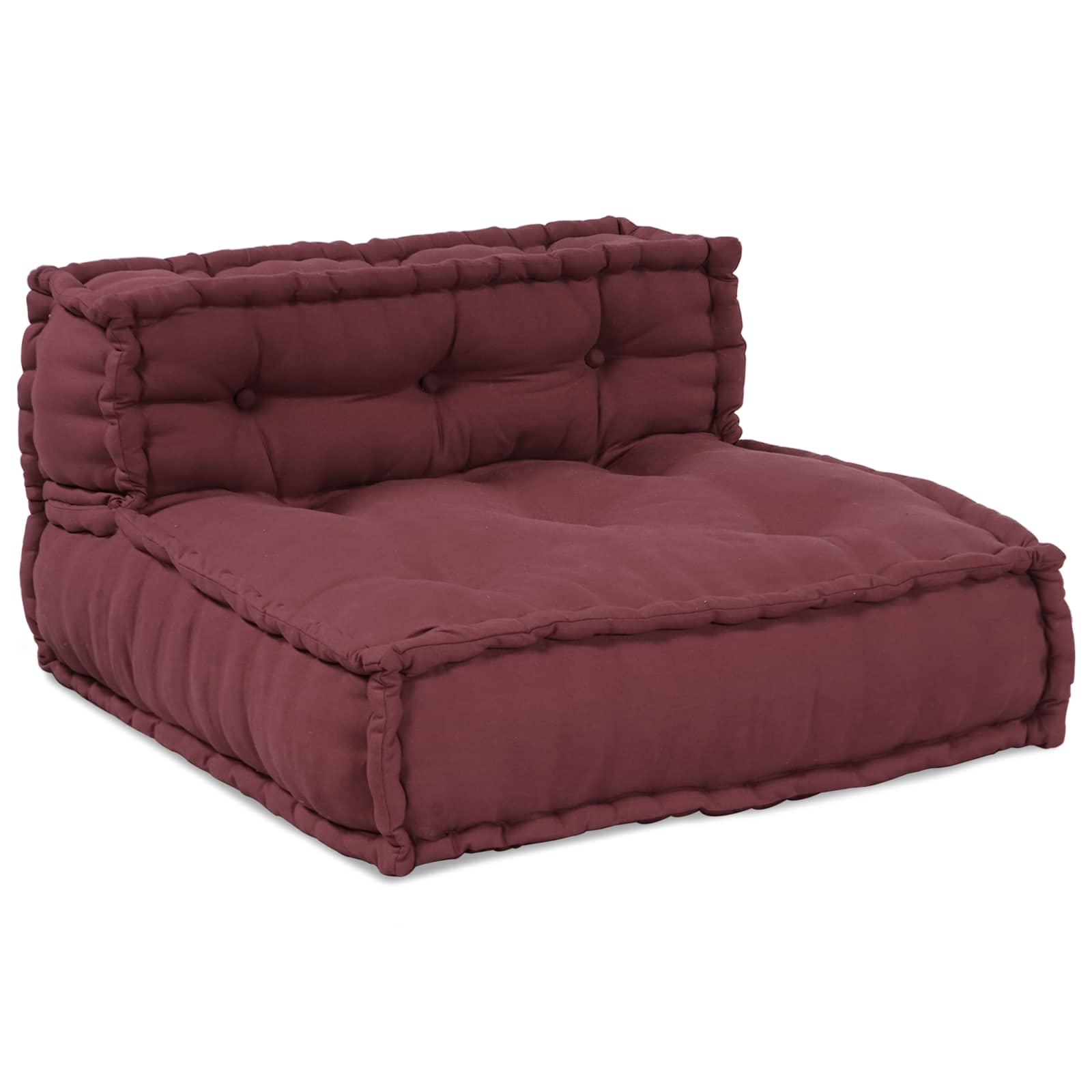 Unità di Divano Modulare 4 pcs Bordeaux Tessuto | homemem39