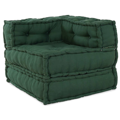 Unità di Divano Modulare 2 pcs Verde 140 x 70 x 56 cm Tessuto | homemem39