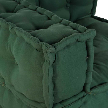 Unità di Divano Modulare 4 pcs Verde Tessuto | homemem39