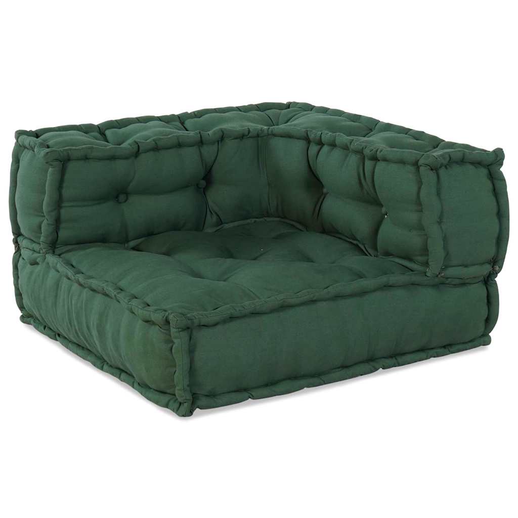 Unità di Divano Modulare 4 pcs Verde Tessuto | homemem39