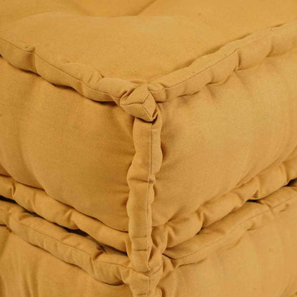 Unità di Divano Modulare 2 pcs Giallo 140 x 70 x 56 cm Tessuto | homemem39