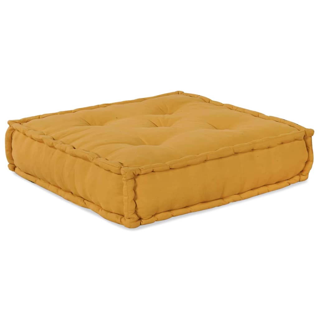 Unità di Divano Modulare 2 pcs Giallo 140 x 70 x 56 cm Tessuto | homemem39