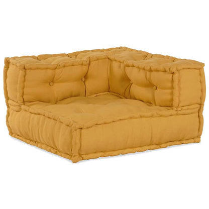 Unità di Divano Modulare 4 pcs Giallo Tessuto | homemem39
