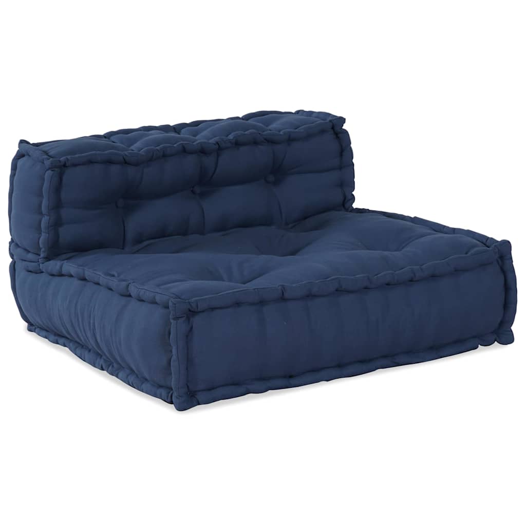 Unità di Divano Modulare 4 pcs Indaco Tessuto | homemem39