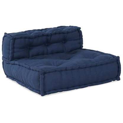 Unità di Divano Modulare 4 pcs Indaco Tessuto | homemem39