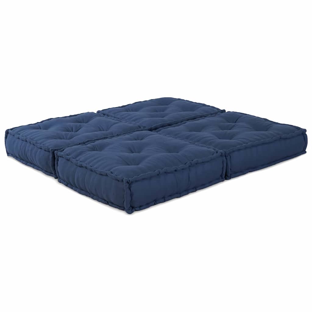 Unità di Divano Modulare 2 pcs Indaco 140 x 70 x 36 cm Tessuto | homemem39