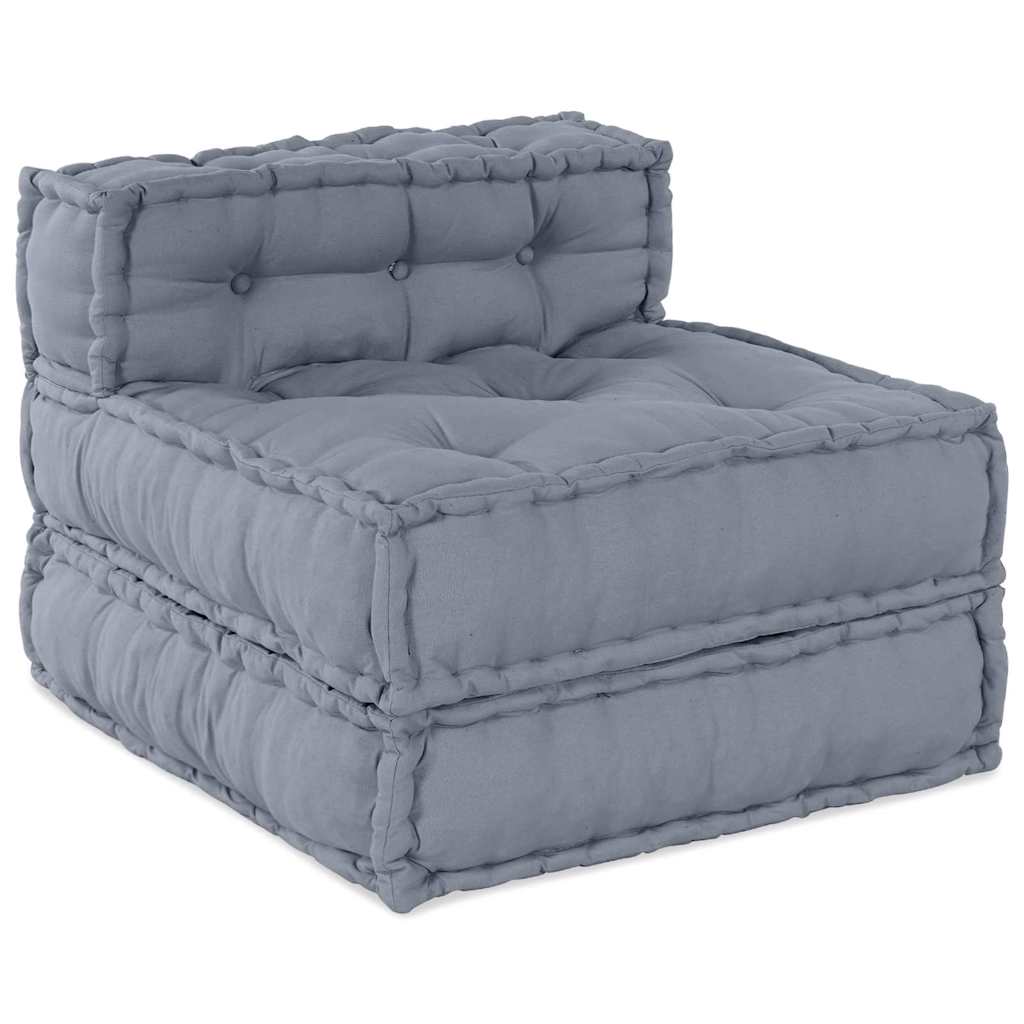 Unità di Divano Modulare 4 pcs Grigio Tessuto | homemem39