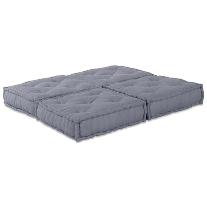 Unità di Divano Modulare 2 pcs Grigio 140 x 70 x 36 cm Tessuto | homemem39