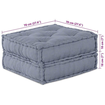 Unità di Divano Modulare 2 pcs Grigio 140 x 70 x 36 cm Tessuto | homemem39