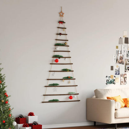 Albero di Natale sospeso con stella superiore 86x180 cm Ramo naturale