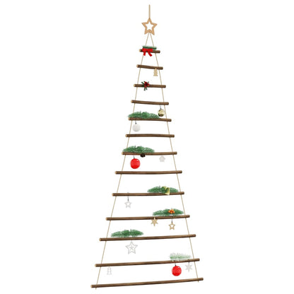 Albero di Natale sospeso con stella superiore 86x180 cm Ramo naturale