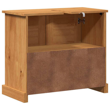Mobile Lavabo con porta VIGO marrone ambrato 67.5 x 34 x 59 cm