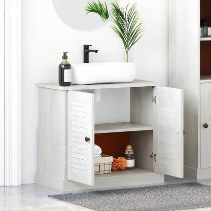 Armadio sottolavello con porta VIGO Bianco e Bianco Antico | homemem39