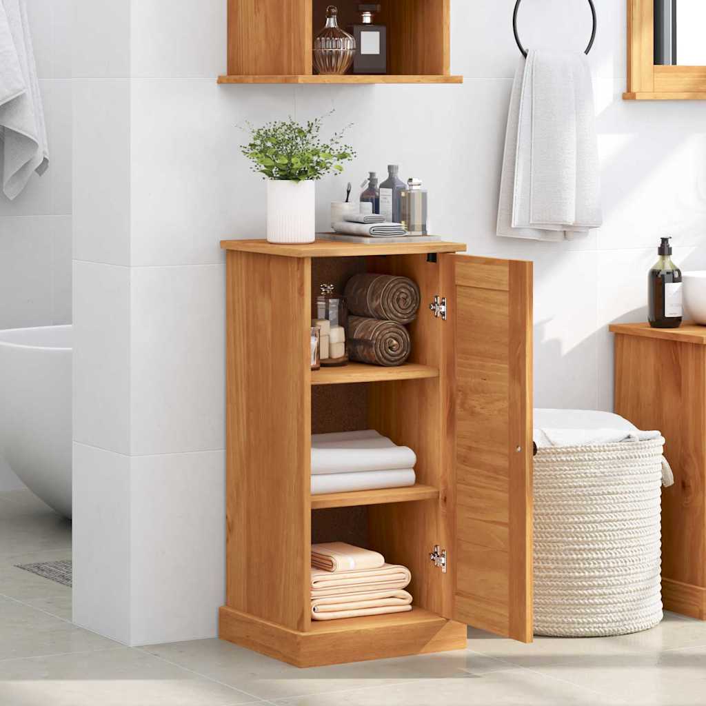 Mobile da Bagno con porta VIGO marrone ambrato 37 x 34 x 80 cm