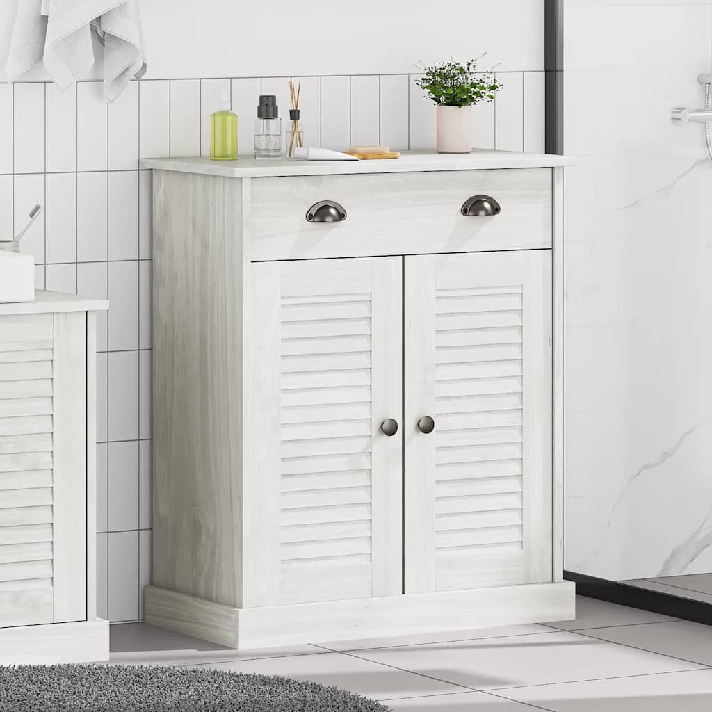 Mobile da Bagno VIGO Bianco e Bianco Antico 68 x 34 x 80 cm